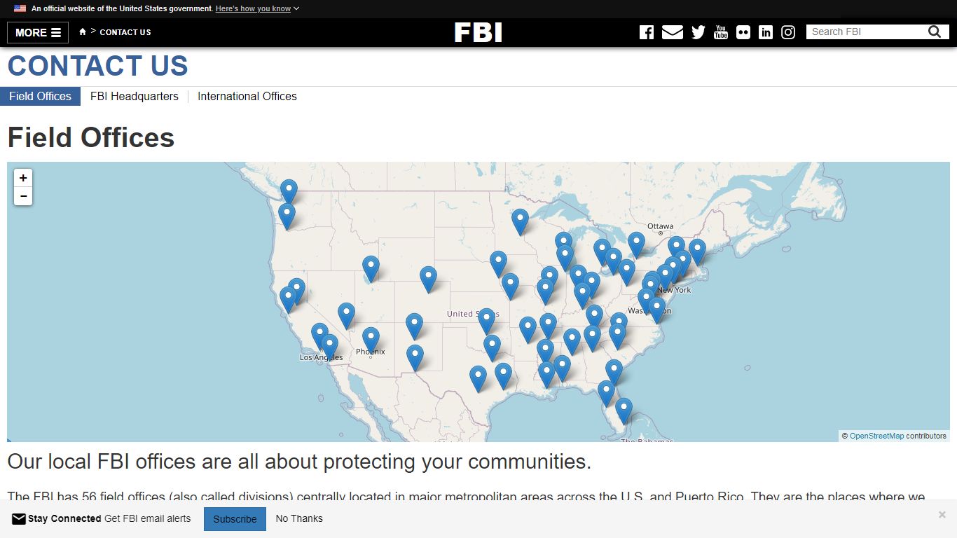 Field Offices — FBI